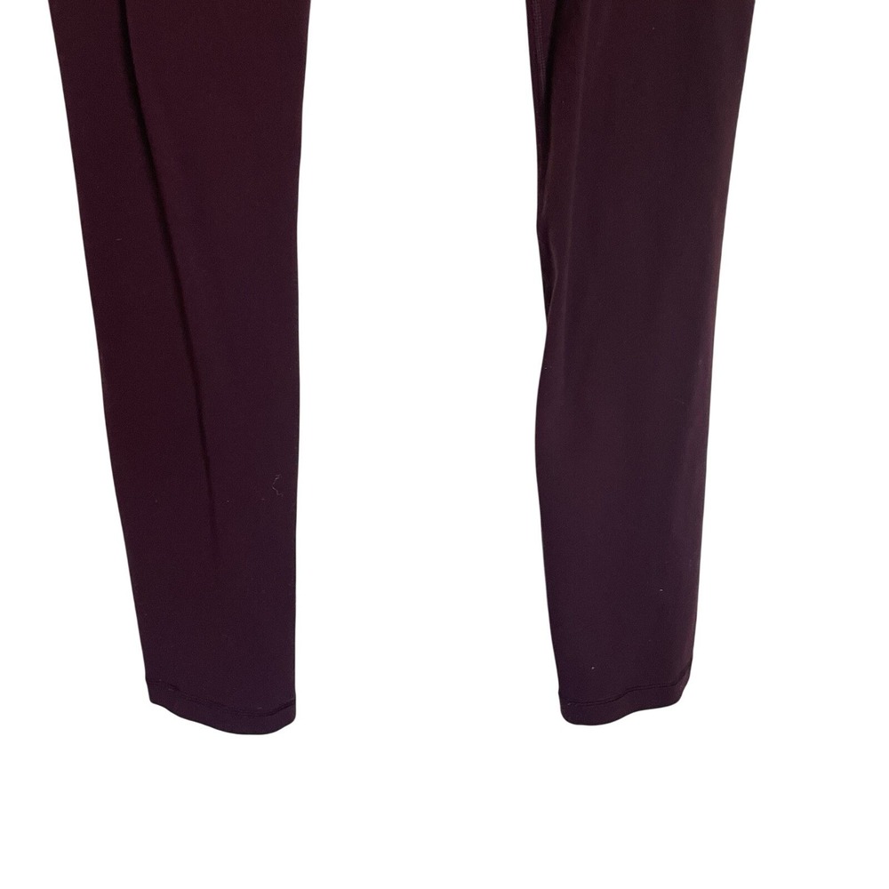 Lululemon Align Leggings Burgundy High Rise‎ Full Length Athleisure Women Size 4 - Picture 8 of 10